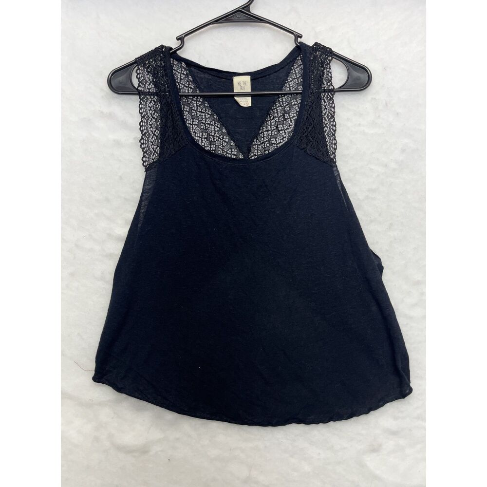 Free People Tied to You cami tank top lace boho tank size large